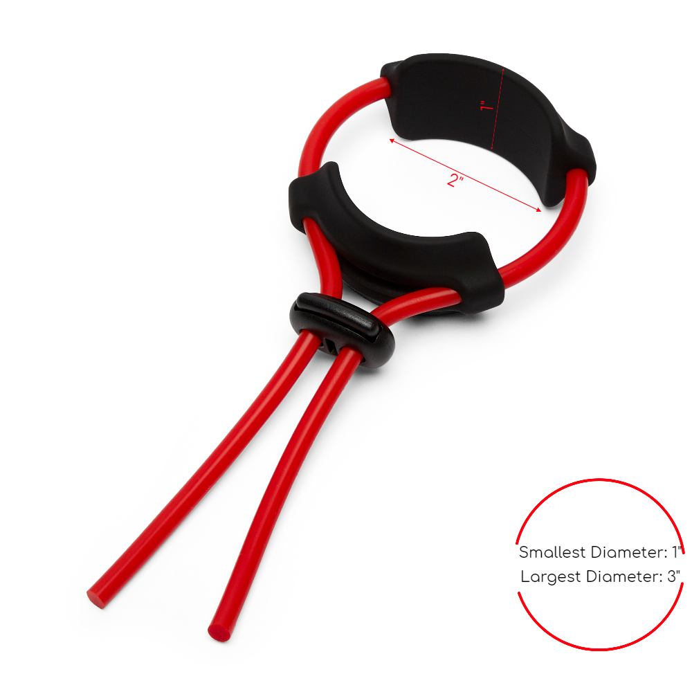 Red Adjustable Erection Ring